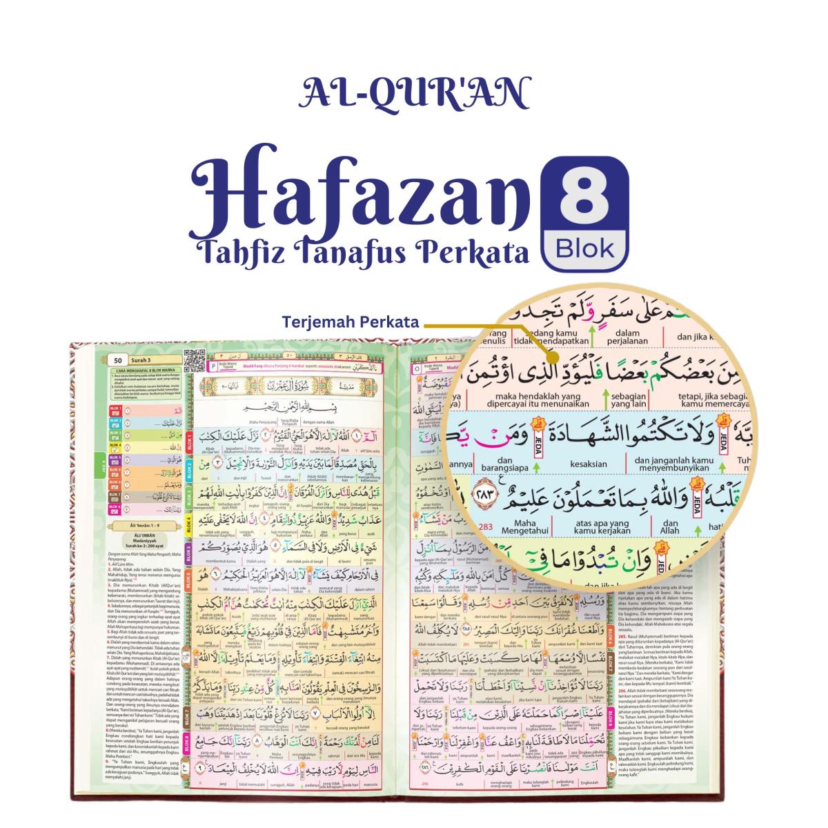 Al-Quran Hafazan Al Hadid Jaket Kulit (Size A5)