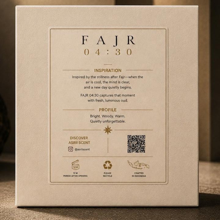 Parfum Fajr 04:30 Extrait de Parfum 30ml