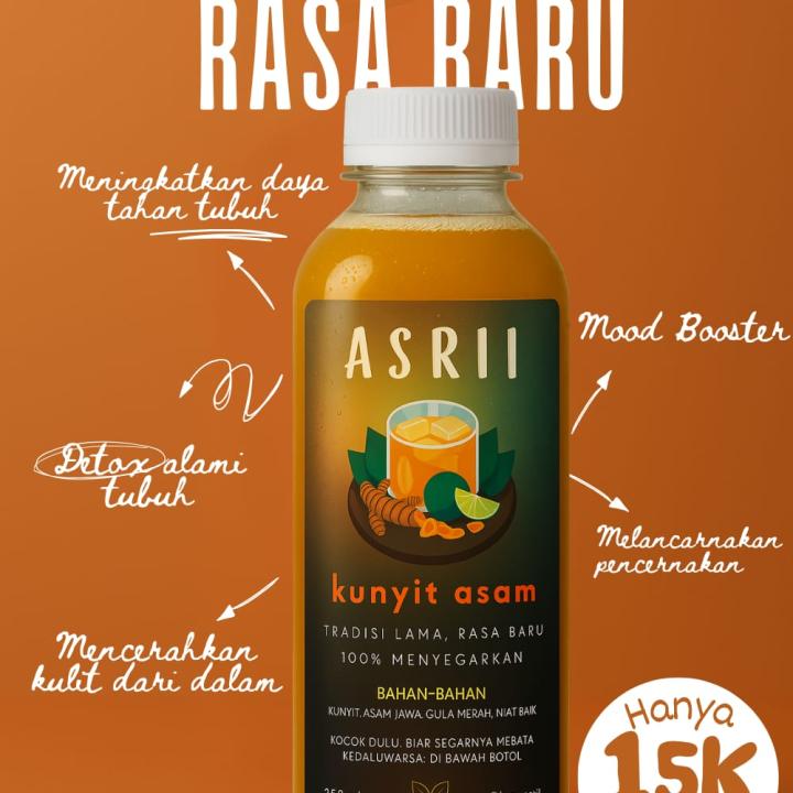 Jamu Kunyit Asam Siap Minum 250 ML