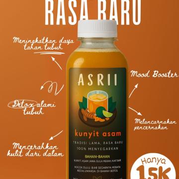 Jamu Kunyit Asam Siap Minum 250 ML